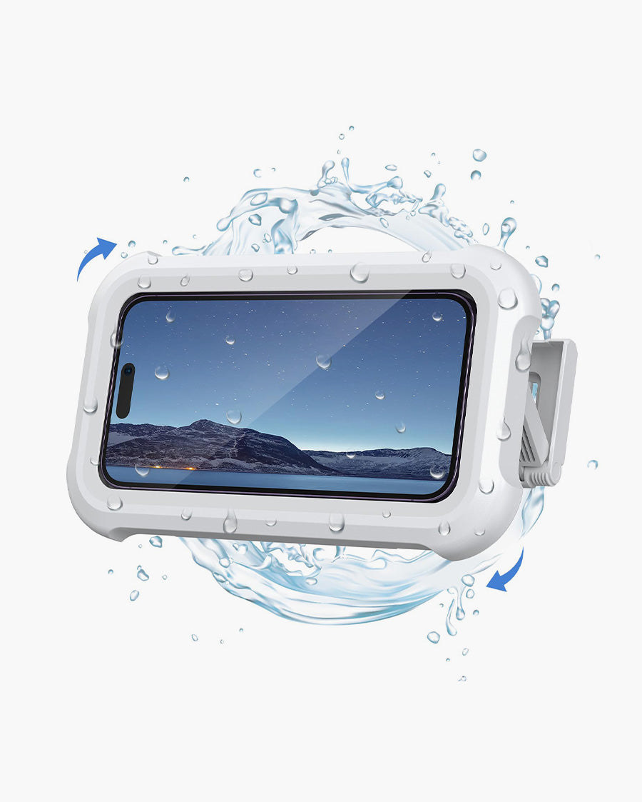 Lamicall Waterproof Shower Phone Holder for Bathroom Bathtub, Kitchen,
