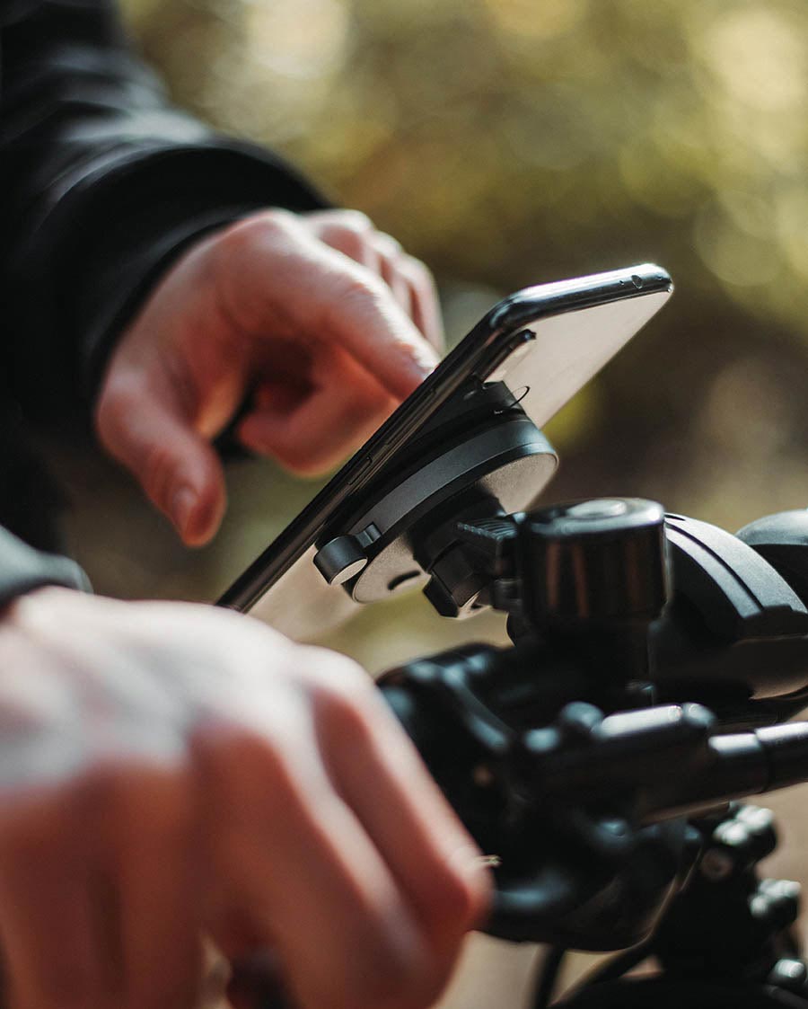 Bike Phone Mount with Magsafe-compatible, Bike Phone Holder for Bicycle, Scooter, E-bike