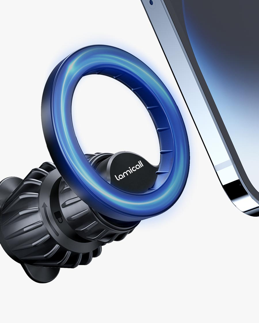 Lamicall Support Téléphone pour MagSafe - Support Réglable Conçu pour Apple  MagSafe, Support en Aluminium pour iPhone