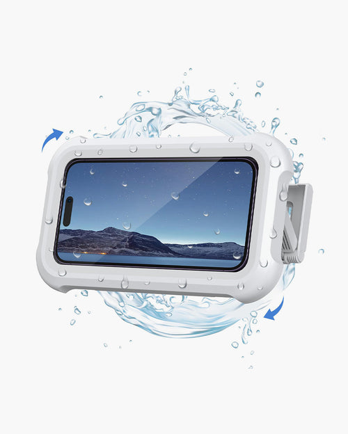 Lamicall Waterproof Shower Phone Holder for Bathroom Bathtub, Kitchen, Wall Mirro