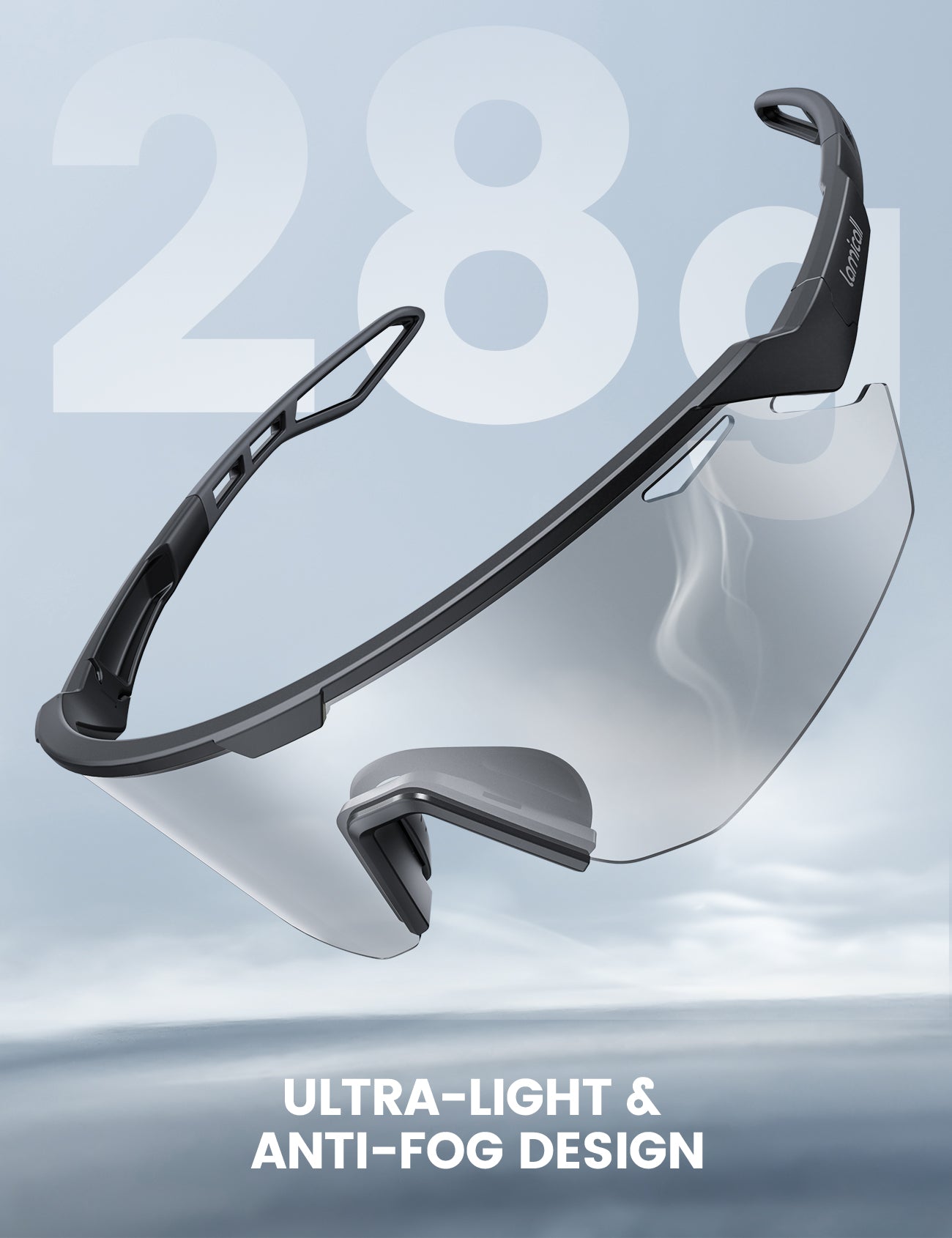 Lamicall 24g Polarized Sports Sunglasses for Men Women
