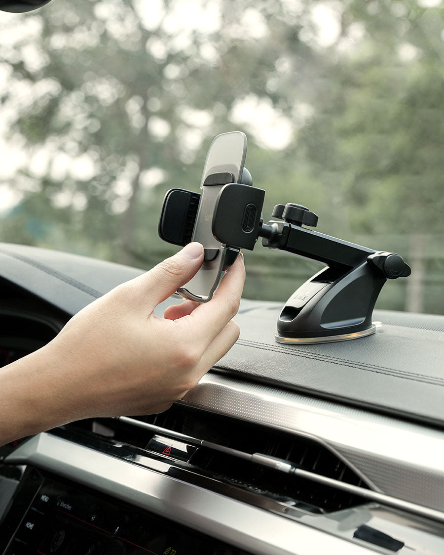 Lamicall 2023 Dashboard Car Phone Mount Holder - 3in1 Long Arm Car Cell Phone Mount
