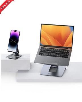 Laptop+Phone Stand Kit-Work Smarter, Not Harder