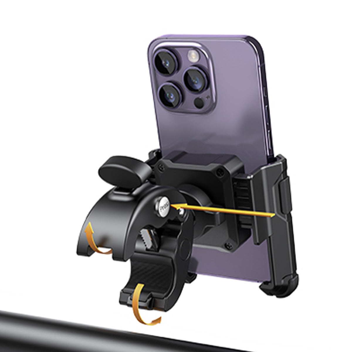 Bike Phone Mount for Bike with Quick-Release, [Camera Friendly] Motorcycle  Phone Mount for iPhone 15 Pro Max, Galaxy S24 Ultra, 14 13 Mini, 2.4~3.54