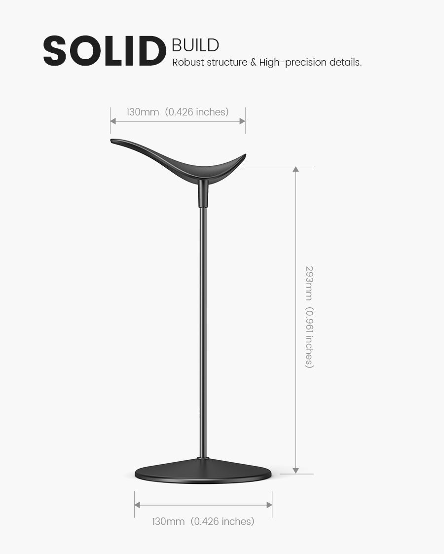 Lamicall Headphone Stand, Desktop Headset Holder, Earphone Stand for Gaming Headset