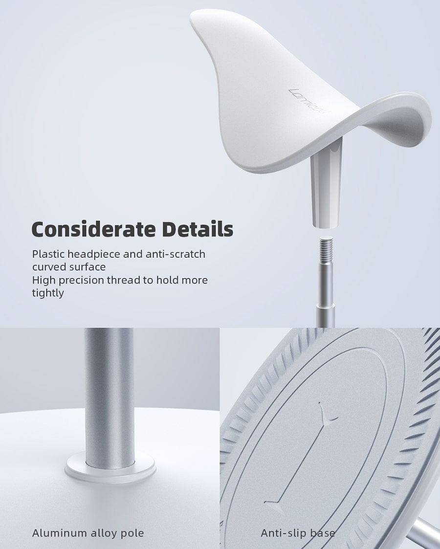 Lamicall Headphone Stand, Desktop Headset Holder, Earphone Stand for Gaming Headset