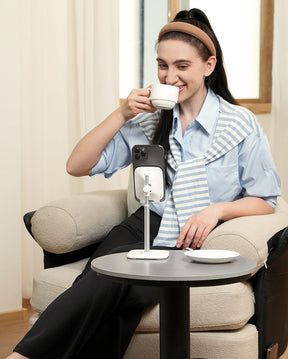 Flexible Adjustable Laptop Stand + Height Adjustable Desktop Tablet, Phone Holder Set