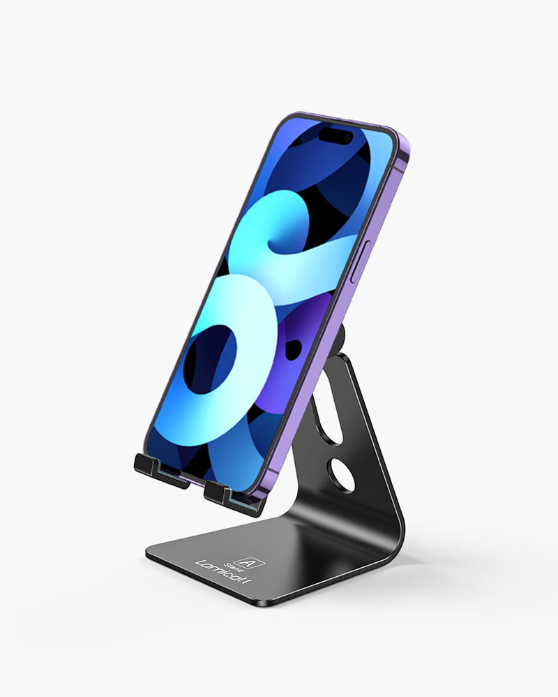 Lamicall Adjustable Cell Phone Stand, Aluminum Desktop Phone Dock Holder, Office Accessories