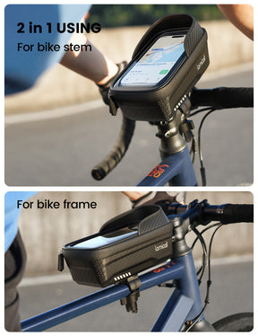 Lamicall Bike Frame Bag Waterproof Bike Phone Mount Holder