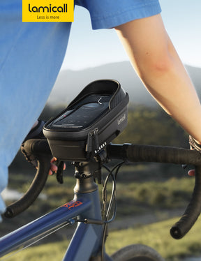 Lamicall Bike Frame Bag Waterproof Bike Phone Mount Holder