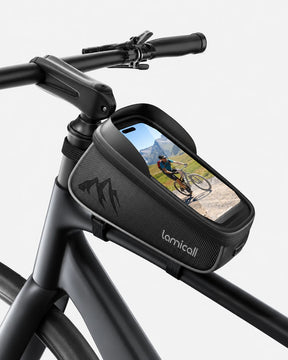 Lamicall Bike Frame Bag Waterproof Bike Phone Bag 1.6L