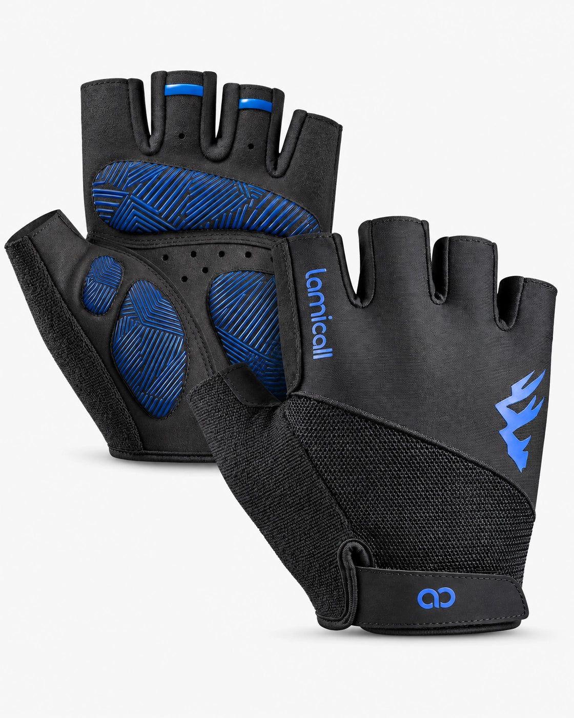 Lamicall Bike Gloves Anti-Slip Shock-Absorbing Pad Workout Gloves Cycling