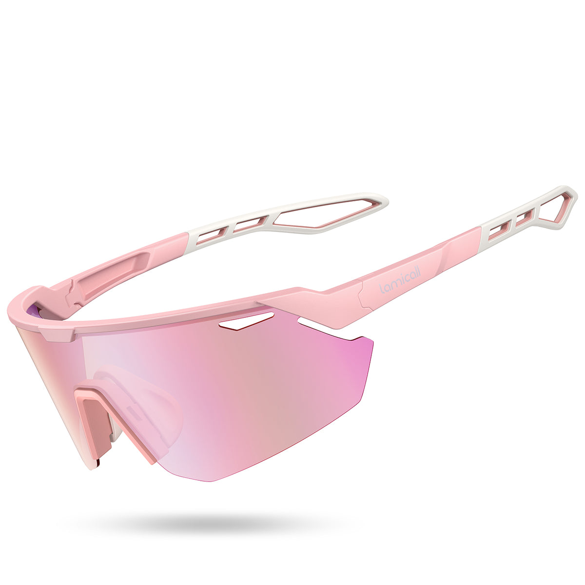 Lamicall 24g Polarized Sports Sunglasses UV400 for Running Cycling Fishing