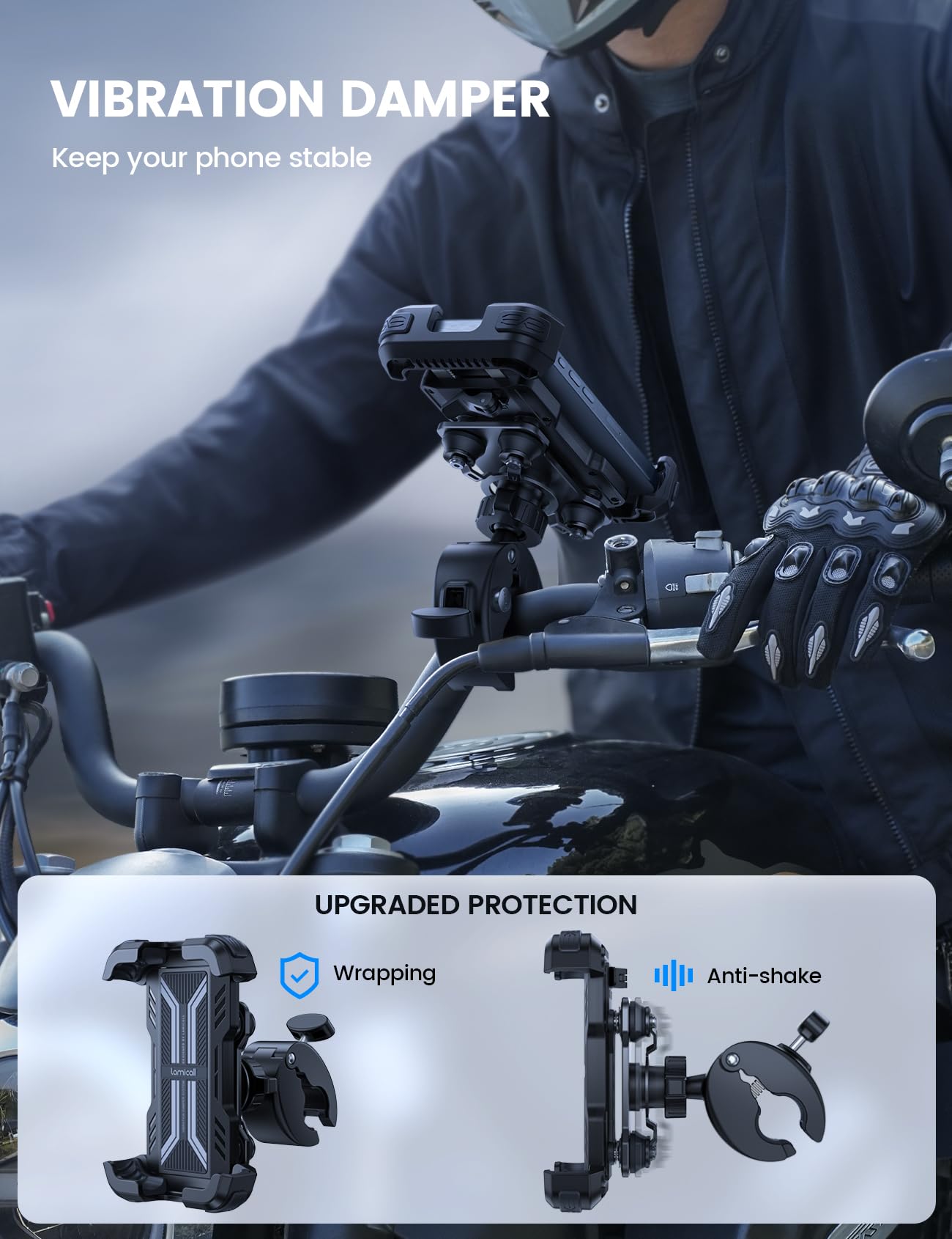 Lamicall Motorcycle Phone Mount