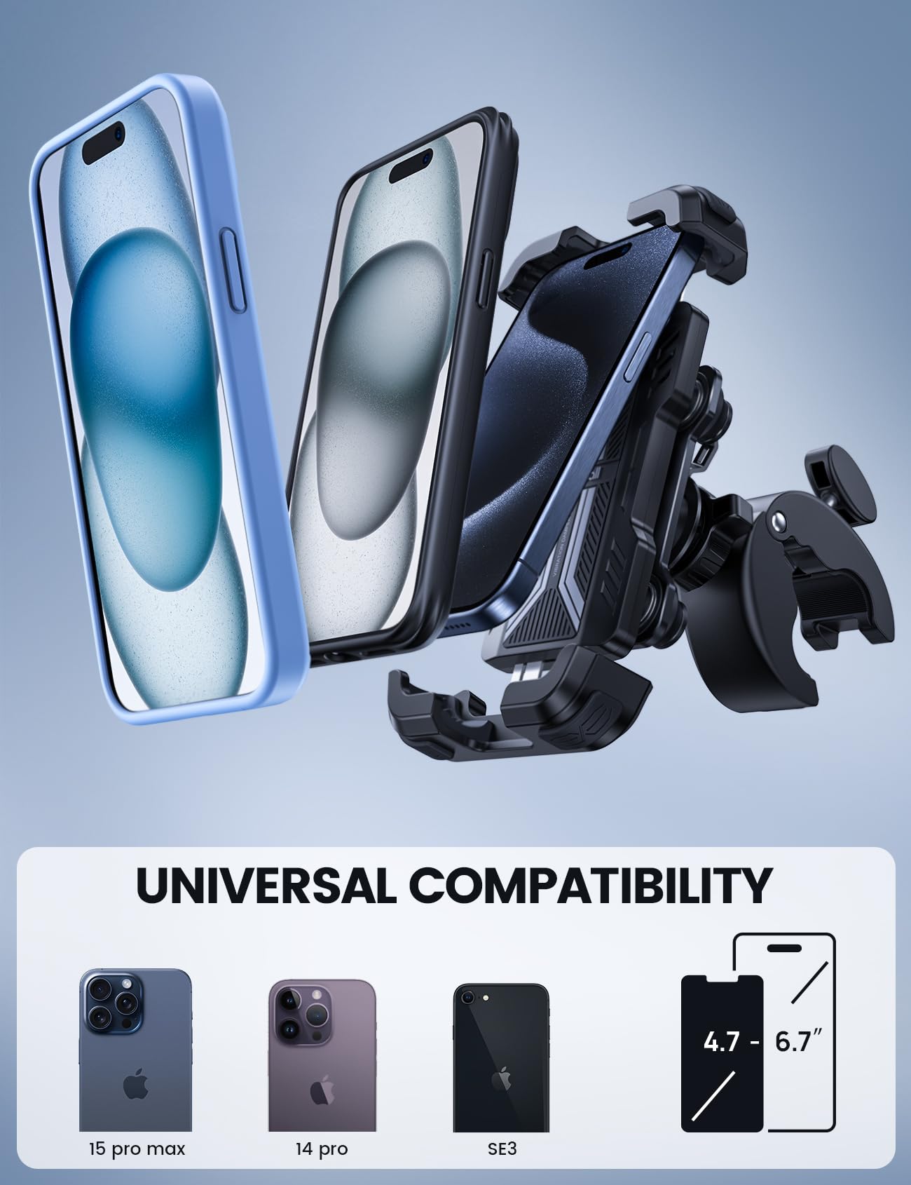 Lamicall Motorcycle Phone Mount