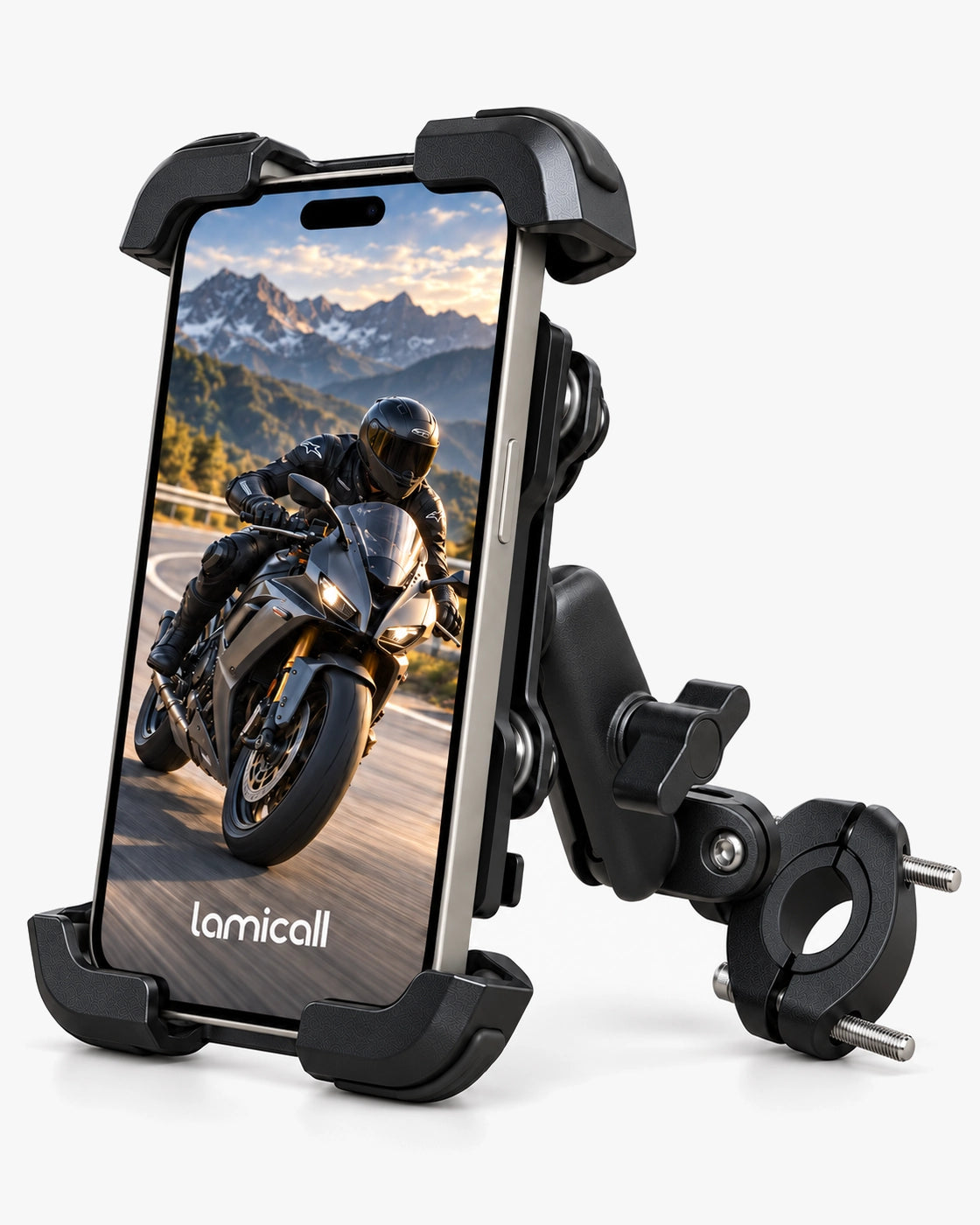 Lamicall Anti-Vibration Motorcycle Phone Mount
