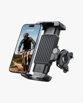 Lamicall Bike Motorcycle Phone Mount - [1s Quick Lock] Bike Cell Phone Holder Clip, Bicycle Scooter Handlebar Clamp, for iPhone 17 16 15 Pro Max, Galaxy S25 S24 Ultra 6''-7'' phones