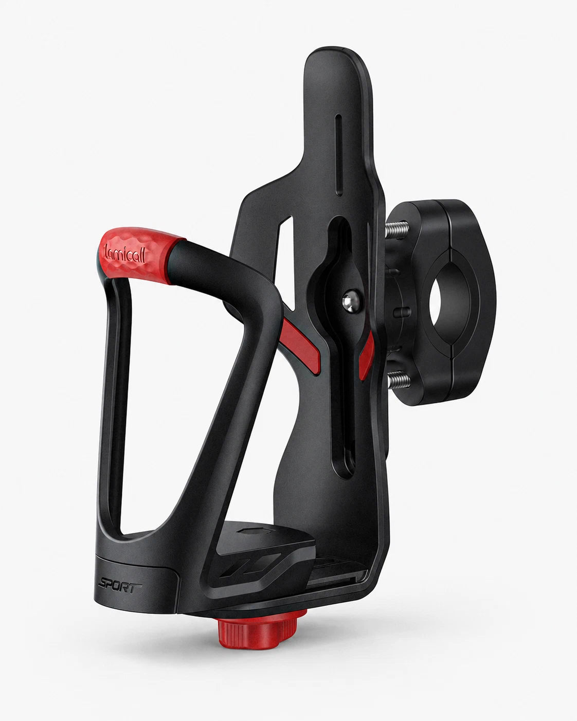 Lamicall Bike Water Bottle Holder - Tracker Storage for Handlebar & Frame