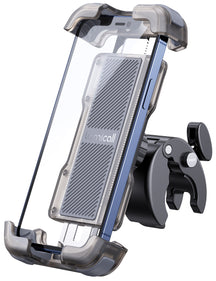 Motorcycle Phone Mount, Bike Phone Holder - Upgrade Quick Install Handlebar Phone Mount for Bicycle, Scooter