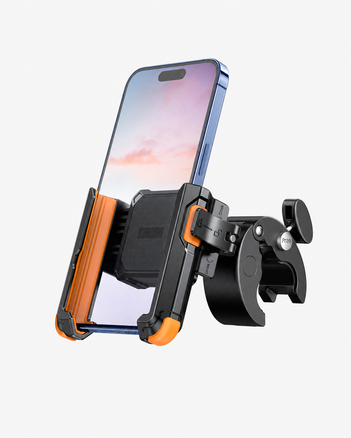 Bike Phone Mount for Bike with Quick-Release, [Camera Friendly] Motorcycle Phone Mount for iPhone 17-16-15-14-13-12-11 All Series, Galaxy S22/S23/S24/S25 Ultra, 2.4~3.54" Wide Phones