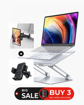Car Phone Holder, Car Headrest Tablet Mount and Adjustable, Portable Laptop Stand for Road Trips