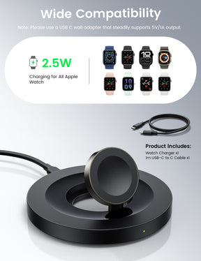 Lamicall for Apple Watch Charger - iWatch Magnetic Fast Charging Dock Stand