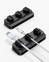 Lamicall Cable Spring Holder Clips, Adjustable Cord Clip Organizer for Desk - Wire Cord Holder Organizer Management