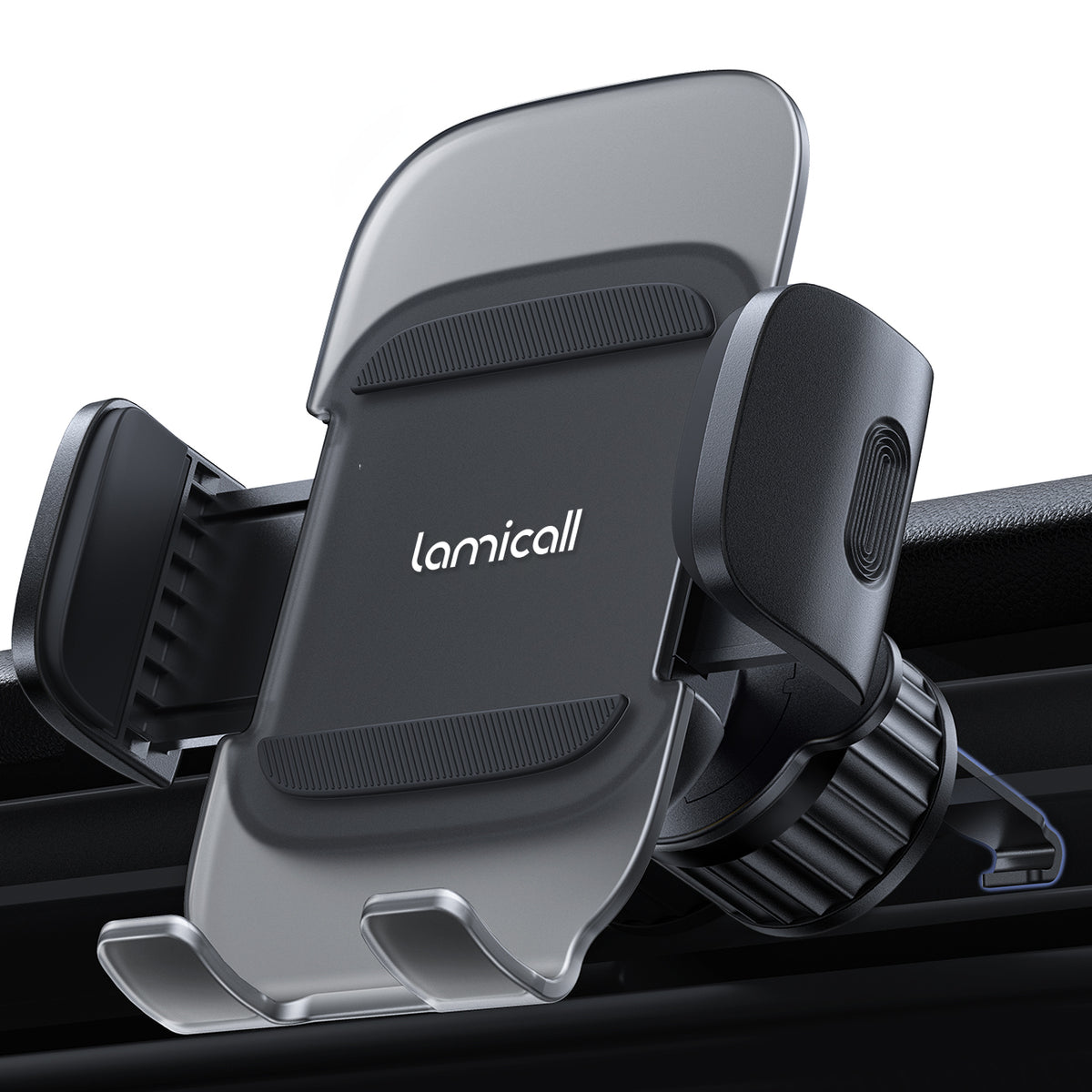 Lamicall Phone Holder Car Vent - Wider Spring Clamp [Big Phone Friendly]