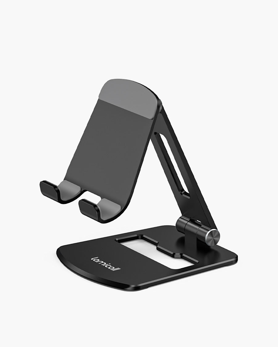 Lamicall Adjustable Foldable Tablet Stand Holder, 360 Degree Rotating
