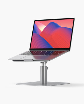 Lamicall Swivel 360 Rotating Laptop Stand, Multi-Angle Height Adjustable Ergonomic Computer Holder