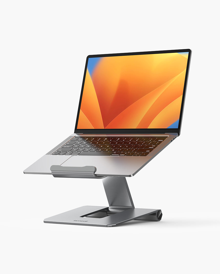 Lamicall Adjustable Laptop Stand for Desk - Foldable Portable Ergonomic Computer Desktop Laptop Holder