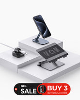 Adjustable Laptop Stands, Cable Management, and Charging Stations for Seamless Workflows