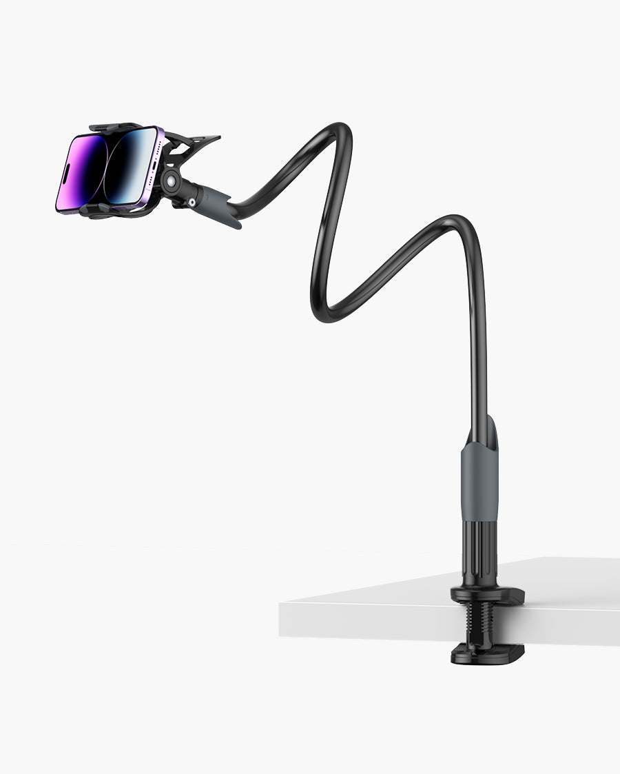Phone Holder Bed Gooseneck Mount Phone Clamp Clip Desk Flexible Arm
