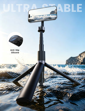 Lamicall 71" Magnetic Tripod for iPhone Auto-Open with Rechargeable Remote