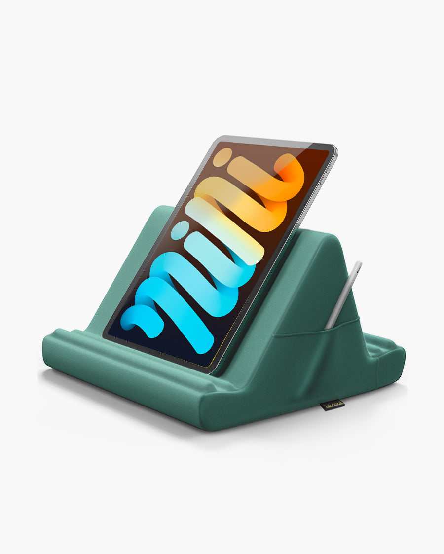 Lamicall Tablet Pillow Holder Stand Soft Pad Dock for Lap, Bed and Desk with Pocket & 4 Viewing Angles