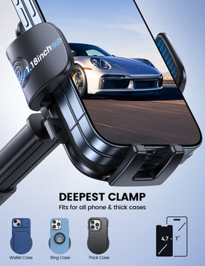 Lamicall 3-in-1 Pro Version Suction Cup 360° Rotation Car Phone Holders