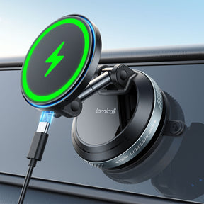 Lamicall 15W for MagSafe Car Mount Charger - 70 LBS Strongest Suction