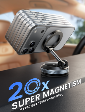 Lamicall Car Phone Holder for Magsafe Upgraded Nano Gel Vacuum Suction 360°