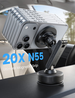 Lamicall Magnetic Car Phone Holder Ultra Nano Gel 70LBS Vacuum Suction
