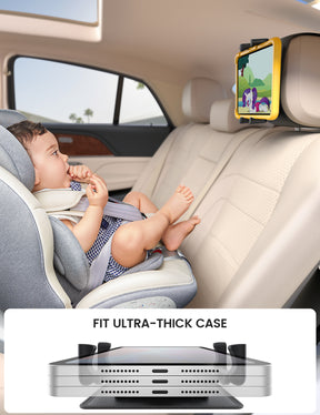 Lamicall Car Tablet Mount for Backseat Thick Case Friendly