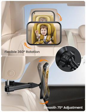 Lamicall Baby Car Mirror for Backseat