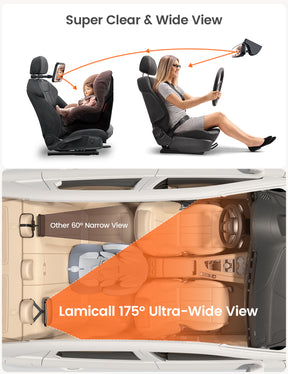 Lamicall Baby Car Mirror for Backseat