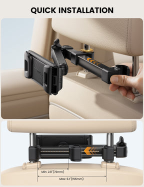 Lamicall Lockable Foldable Clip Car Headrest Tablet Holder