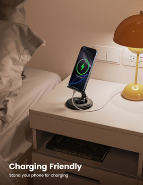Lamicall 360° Rotation Sturdy Adjustable Desktop Phone Holder Foldable Mobile Stand