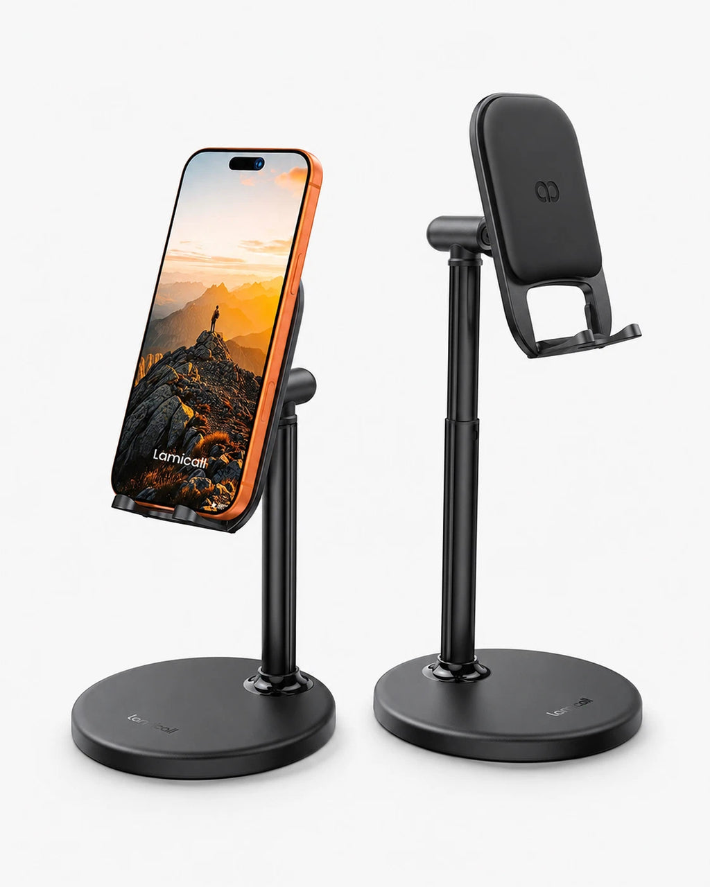 Height Angle Adjustable Sturdy Desktop Phone Holder