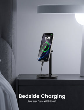 Lamicall Magnetic Phone Stand for Desk, Height Adjustable Holder for iPhone