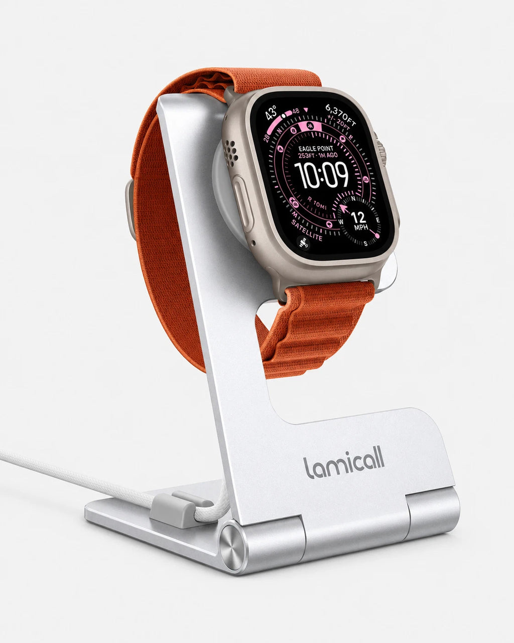 Foldable Aluminum Foldable Apple Watch Stand Charger