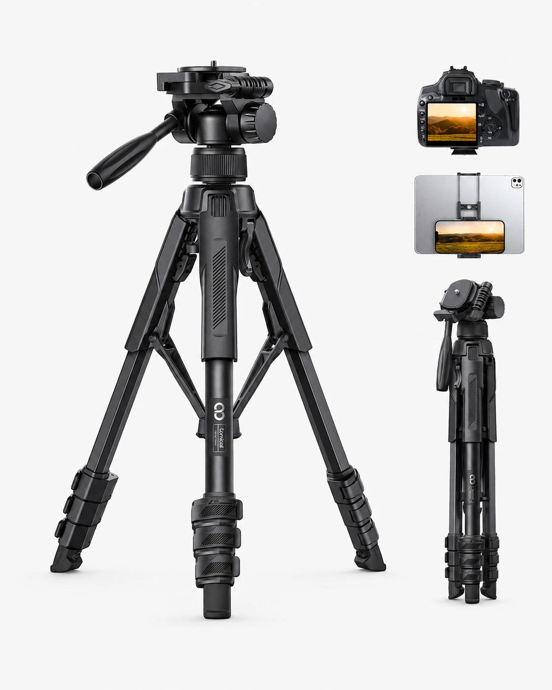 Lamicall 67" Camera Tripod Stand Phone Tablet Holder