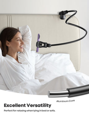 Lamicall Gooseneck Phone Holder for Bed Upgraded Stable Clip