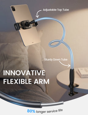 Lamicall Gooseneck Tablet Holder Unique Tapered Flexible Arm Up to 13 inches
